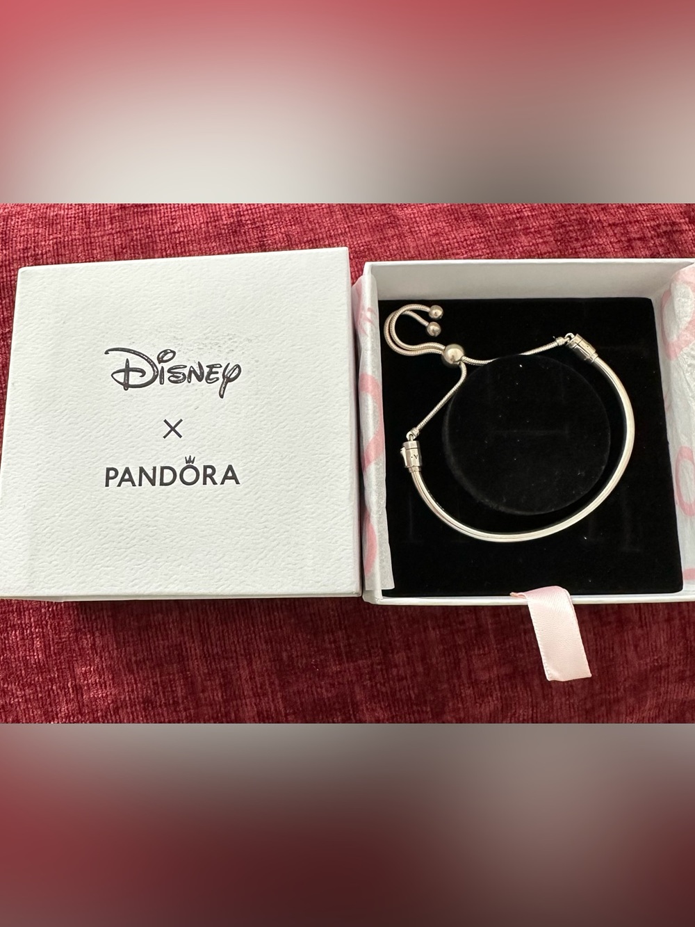 Pandora Walt Disney World 50th Anniversary Silver Slider Bracelet